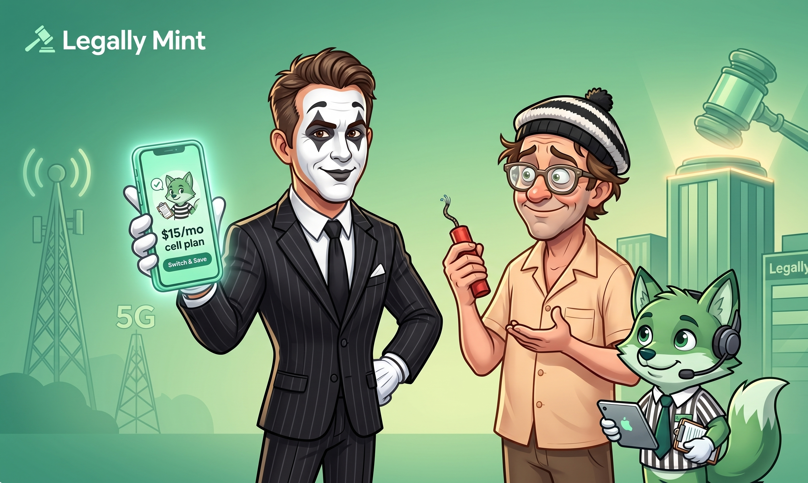 Legally Mint About Hero Graphic