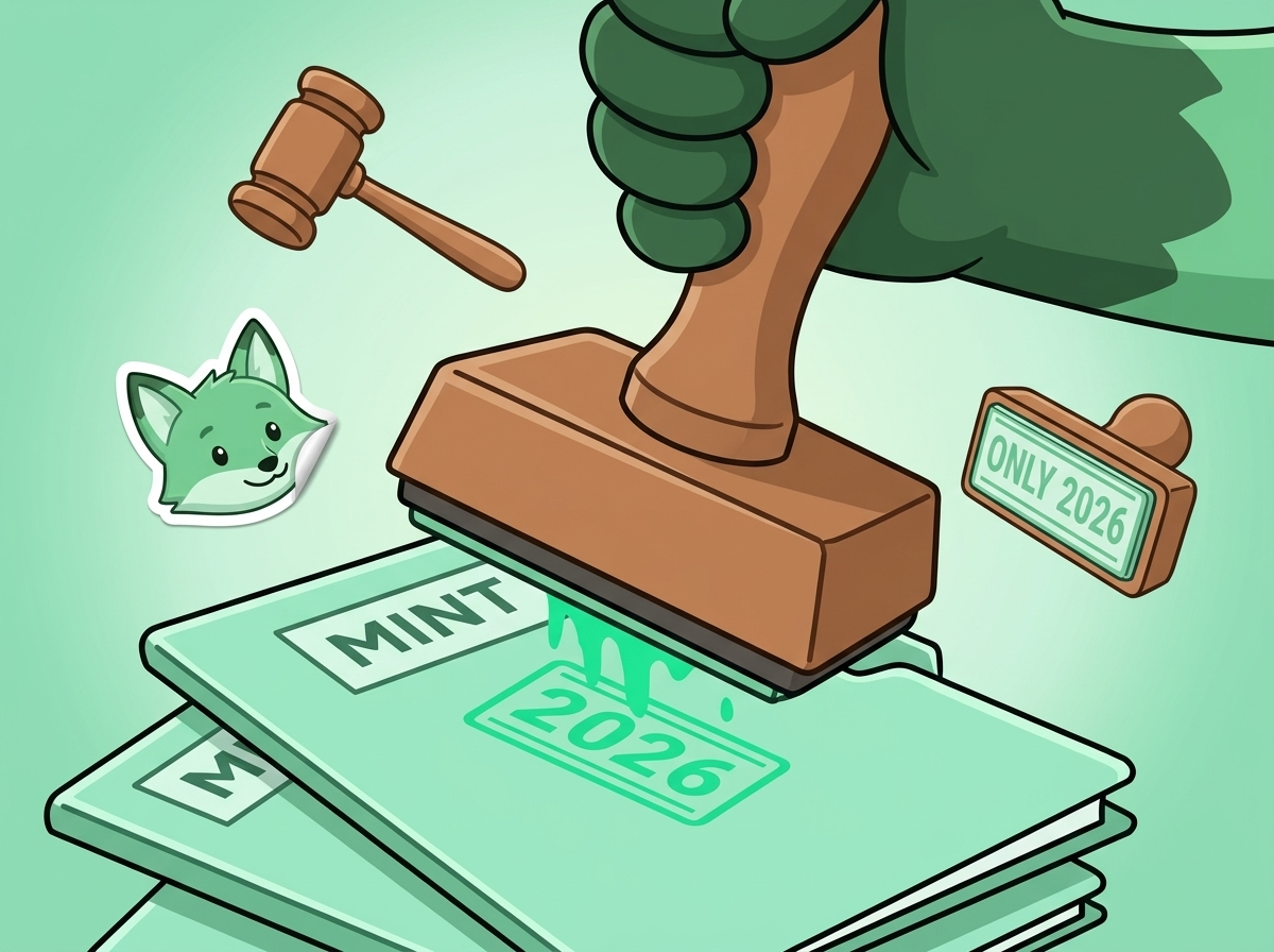 Docket stamp illustration