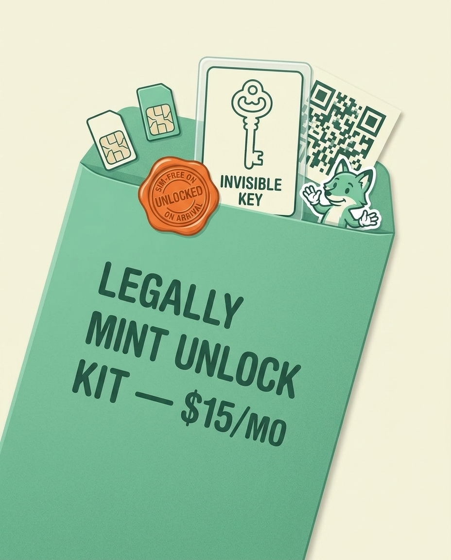 BYOP compatibility kit and unlock envelope