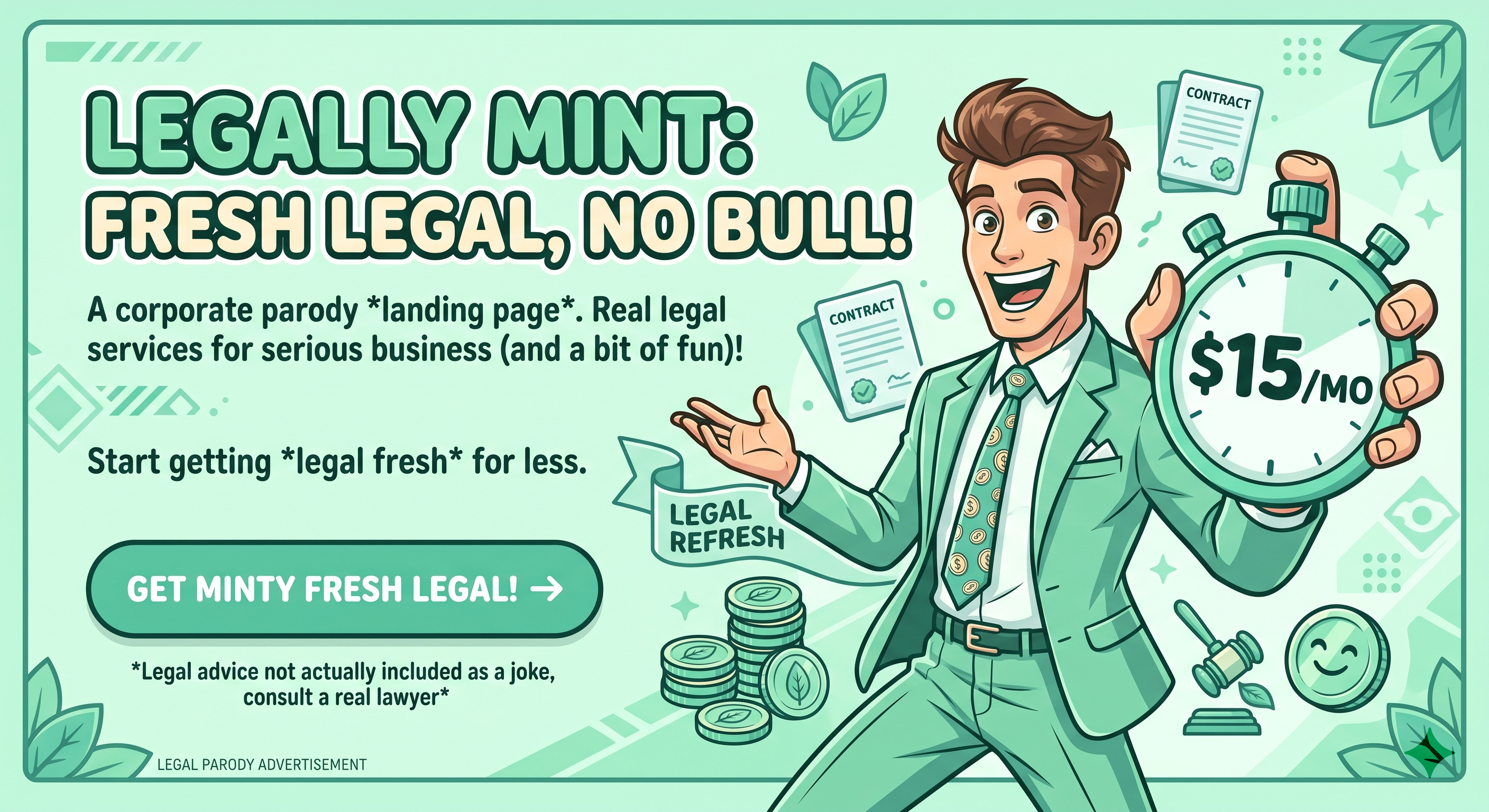 Legally Mint Offer Graphic